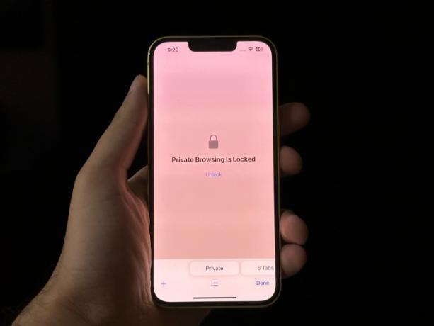 Privat fönster i Safari på iOS 17.