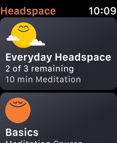 najlepsze aplikacje do zegarków Apple headspace1