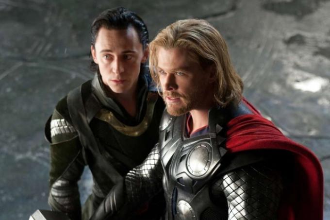 Loki en Thor in Thor uit 2011.