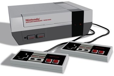 Eine Nintendo Entertainment System-Konsole