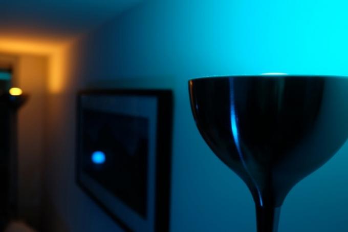 Wiz smart connect lights review blue closes.