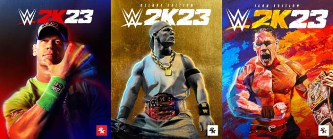 John Cena vises på forsiden af ​​WWE 2K23.