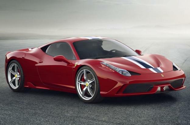 Ferrari 458 Speciale หน้าสามในสี่