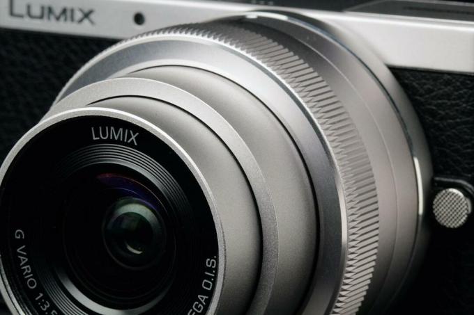 Lumix Panasonic GM objektyvo detalė
