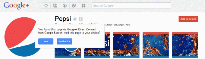 google+ direct verbinden