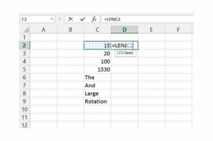 Como contar o número de caracteres no Microsoft Excel