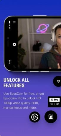 najlepsze aplikacje do kamer internetowych na iPhone'a i Androida epoccam ios3