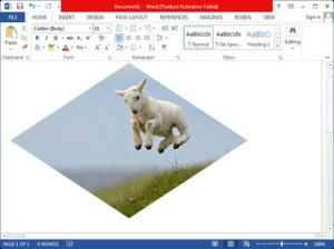 วิธีครอบตัดรูปภาพใน Microsoft Word