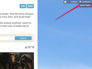 Πώς μπορώ να αποκτήσω το θέμα του Tumblr κάποιου;