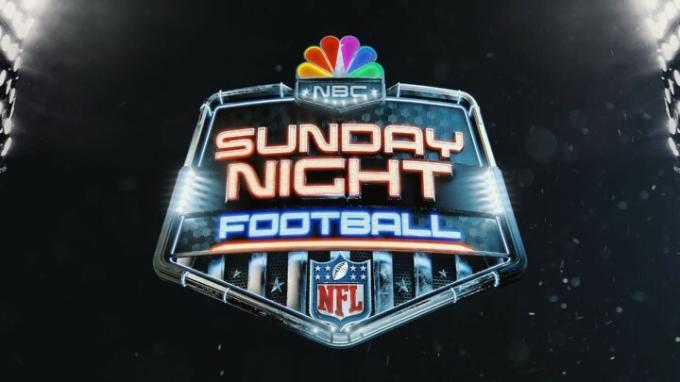 NBC의 Sunday Night Football 로고.