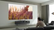 LG 최초의 단초점 프로젝터 TV는 6,000달러짜리 4K HDR, 트윈 레이저 야수입니다.
