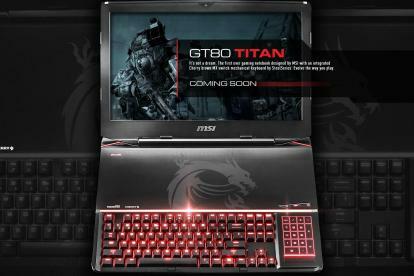 msi switches things gt80 titan verdens første mekaniske tastatur til gaming bærbar computer