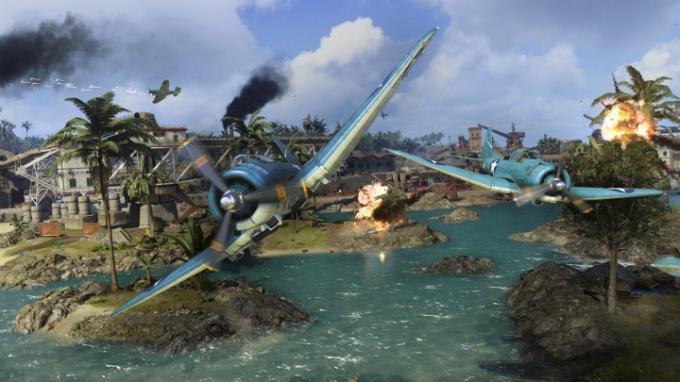 Αεροπλάνα που πετούν στο Call of Duty: Warzone.