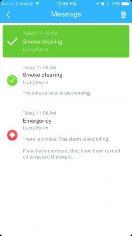 aplikacija za pametno stanovanje nest protect dimni alarm 2