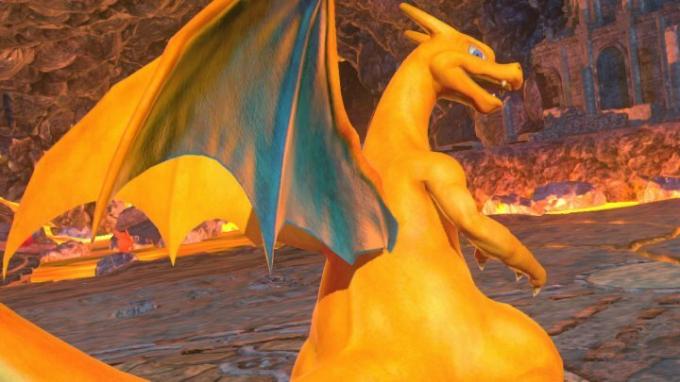 Charizard från Pokkén Tournament DX.