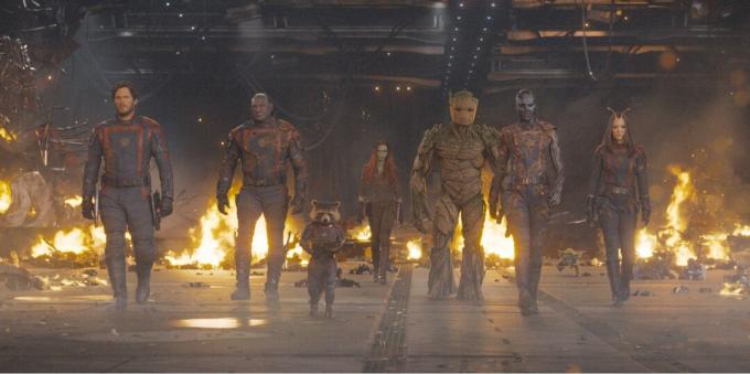 The Guardians træder i kamp i Guardians of the Galaxy Vol. 3.