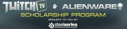 Twitch SteelSeries och Alienware-stipendium