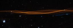 Hubble undersøger den smukke Cygnus Loop