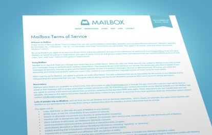 Általános Szerződési Feltételek: A Mailbox alkalmazásra érdemes várni