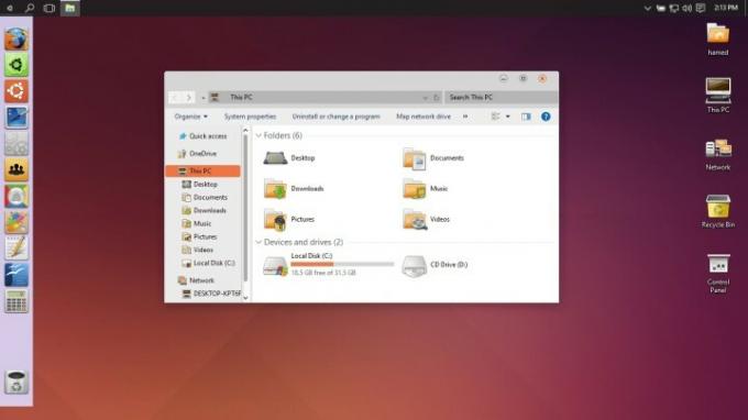 Ubuntu Light SkinPack til Windows.