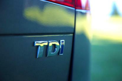 Logotipo Volkswagen Touareg TDI TD 2014