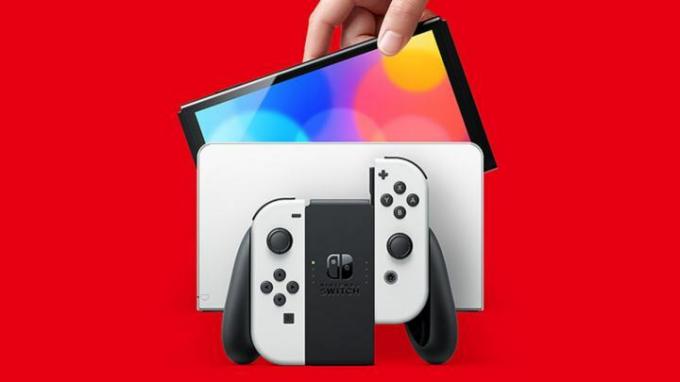 Une Nintendo Switch OLED.