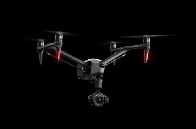 Nowy dron DJI Inspire 3 z kamerą.