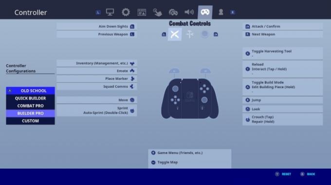 Fortnite Controller Layout