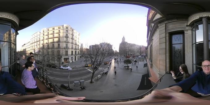 fotos de amostra de revisão de câmera insta360 air 360 488