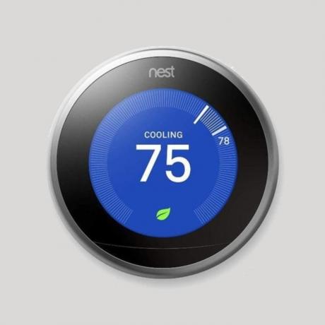 Nest Learning Thermostat de 3.ª generación: acero inoxidable.