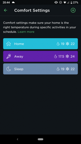 zrzut ekranu recenzji inteligentnego termostatu Ecobee 20190527 204405