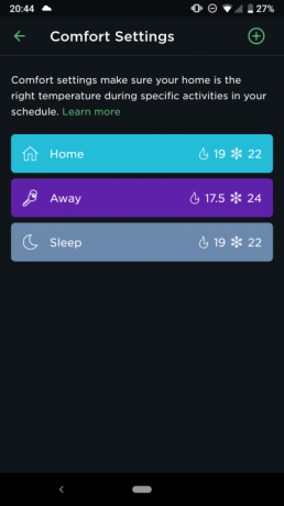 captura de tela da revisão do termostato inteligente ecobee 20190527 204405