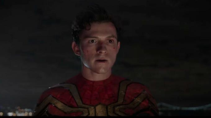 Tom Holland v filmu Spider-Man: Ni poti domov.