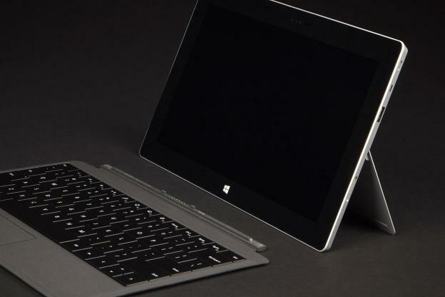 Úhel přední klávesnice Microsoft Surface 2