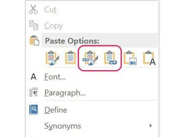 यदि आपने Excel डेटा को Word से लिंक किया है, तो Excel में दशमलव परिवर्तन करें।