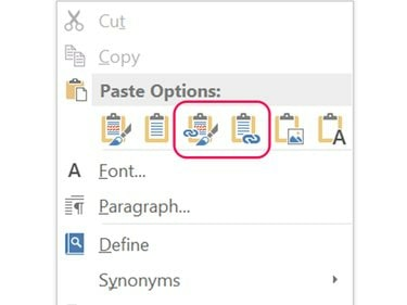 Se hai collegato i dati di Excel a Word, apporta modifiche decimali in Excel.