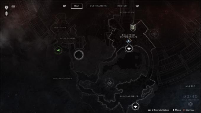 osud 2 warmind světová čára nulový průvodce paměťové fragmenty Alton dynamo 3 mapa