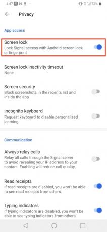 Signal Messenger ipuçları ve püf noktaları lock2