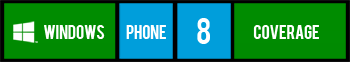 Windows Phone 8 の対象範囲