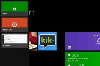 Windows 8 1'de sol üst uygulama değiştirici nasıl kapatılır