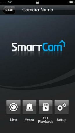 Samsung SmartCam HD Pro ეკრანი