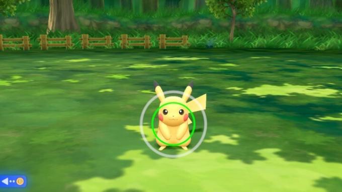 Pokémon Let's Go złap pikachu