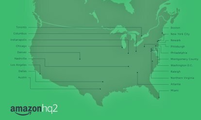 보고서에서는 애틀랜타를 Amazon HQ2가 입주할 가능성이 가장 높은 곳으로 제안했습니다.