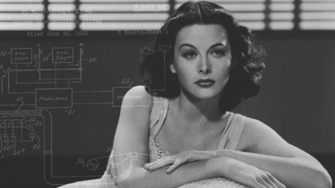 Hedy Lamarr, penemu frekuensi hopping.