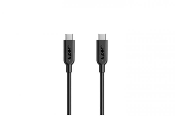 Fekete Anker PowerLine II USB-C kábel.