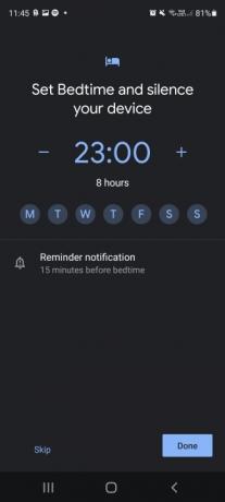 como usar o modo de hora de dormir do Android, conjunto de relógio do Google 11 captura de tela 01