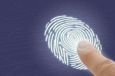 Online identifikasjon og sikkerhet med fingerpeker på fingeravtrykk