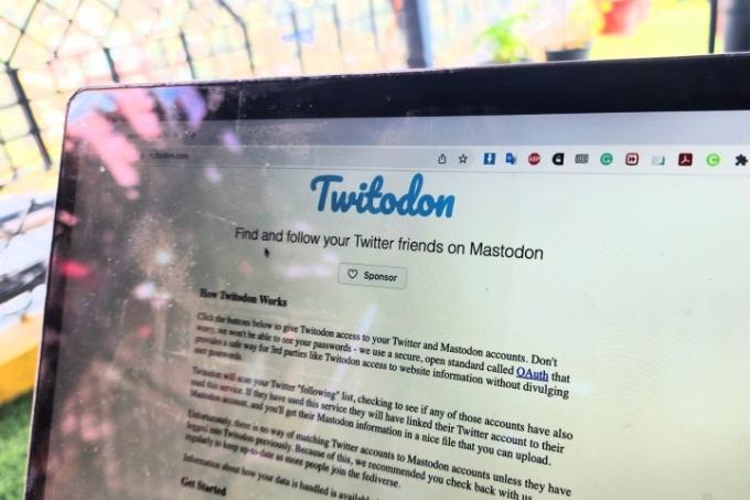 Bruger Twitodon til at finde Mastodon-konvertitter.