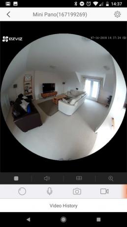 Ekrany recenzji panoramy ezviz ez360 2