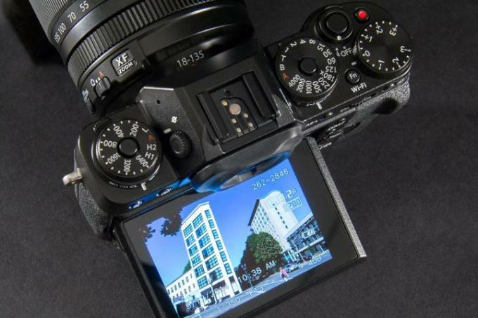 Fujifilm X-T1 카메라 리뷰 상단 다이얼